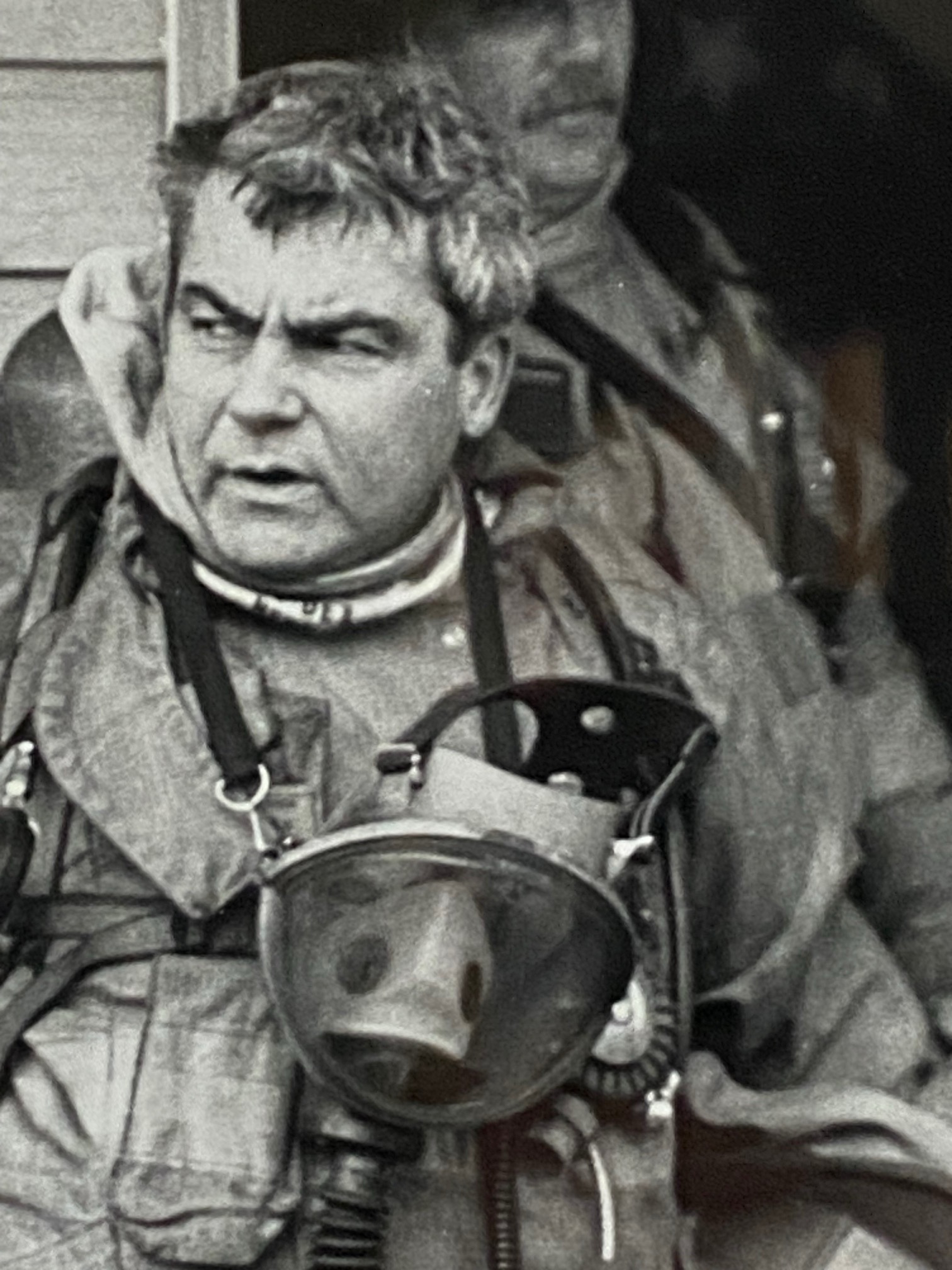 Bernie Harchar during his career as a firefighter and EMT-D