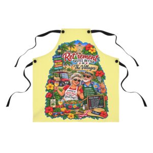 🌴 Retirement Tastes Better in The Villages® Apron 🛺☀️