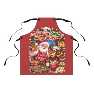 🎄 Baking Spirits Bright! Christmas Apron 🎅🦌