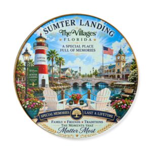 🌴⛳ Sumter Landing™ Memories Round Memory Board | $65.99 with FREE SHIPPING!