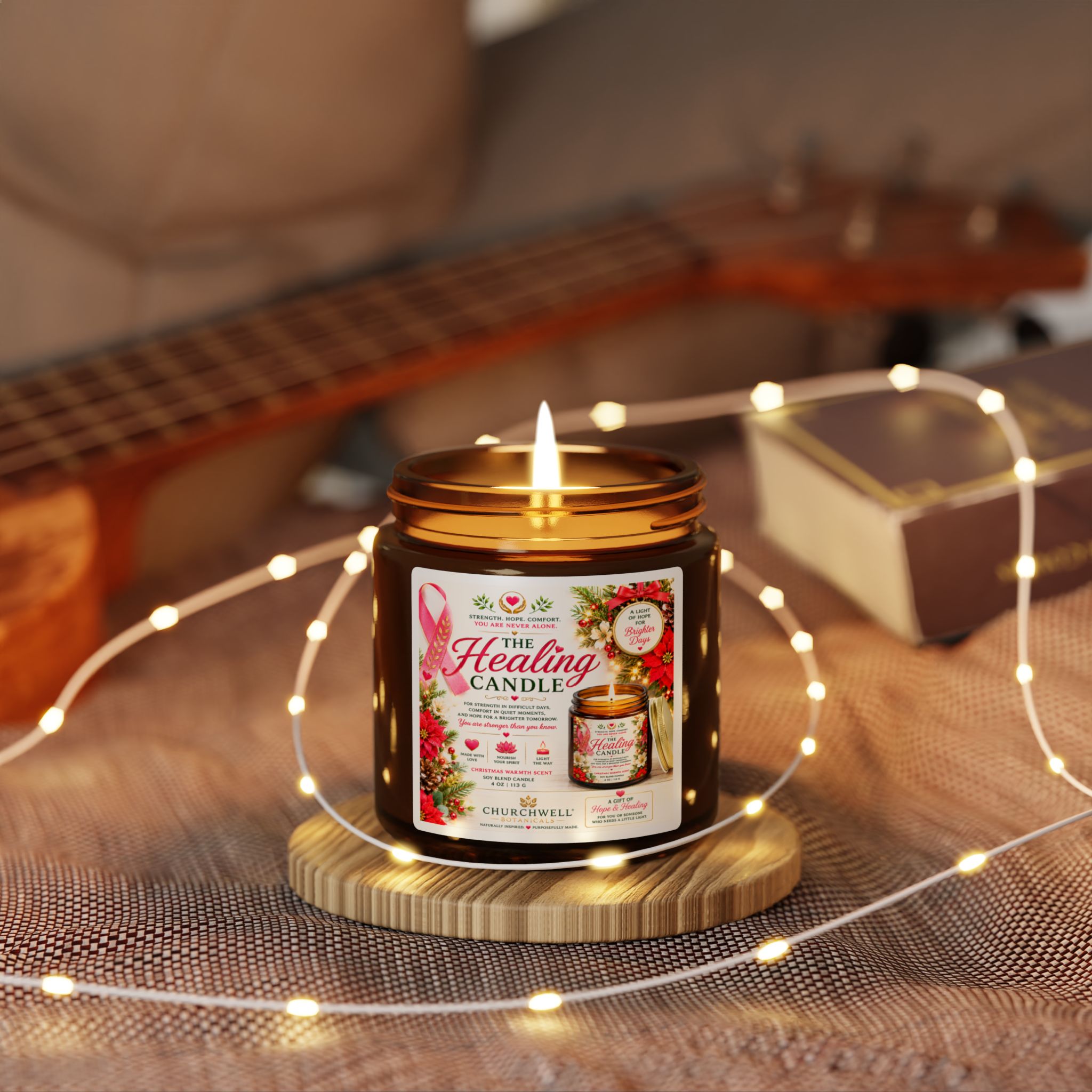 🌸 The Healing Candle | A Light of Hope, Comfort & Brighter Days - Image 3