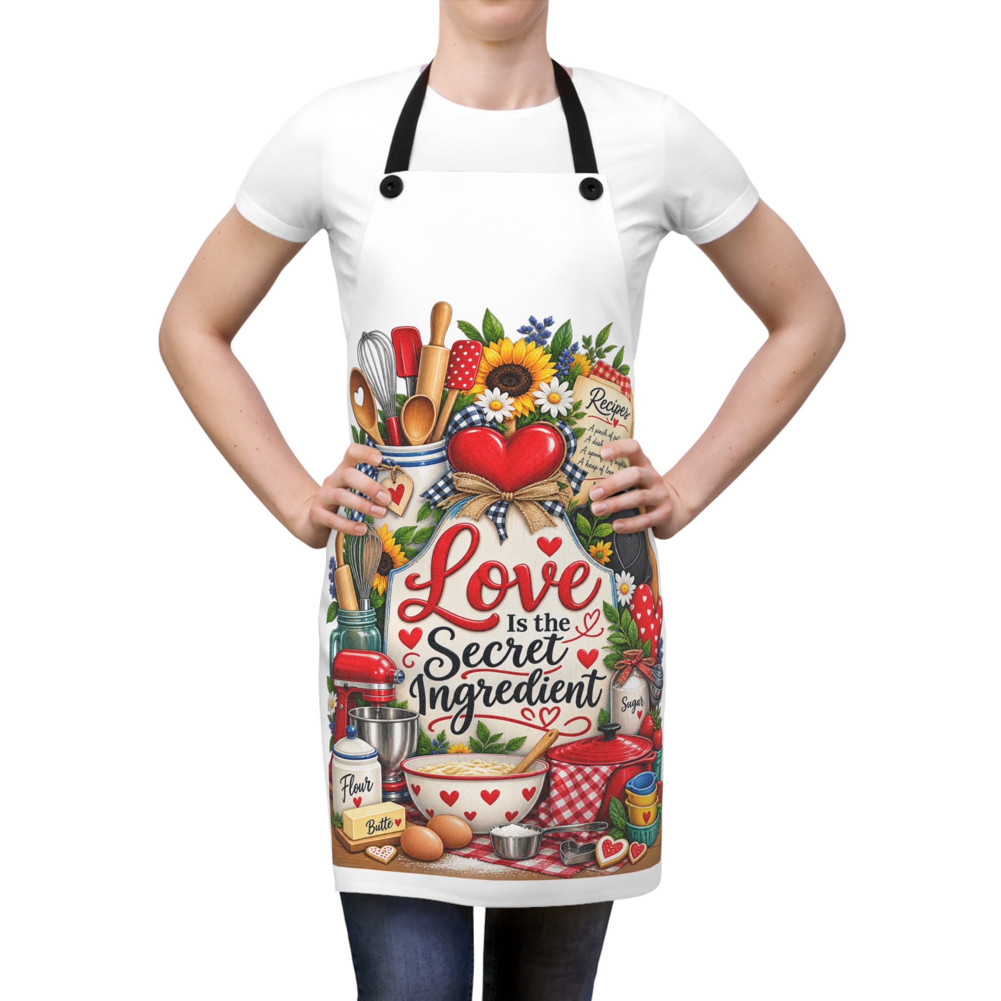 Love Is the Secret Ingredient™ Apron | Colorful Home Kitchen Collection - Image 3