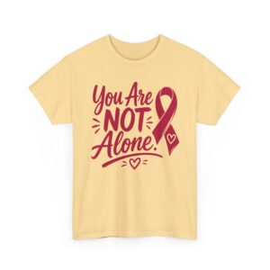 🎗️ You Are Not Alone™ Premium Breast Cancer Awareness Support Shirt
